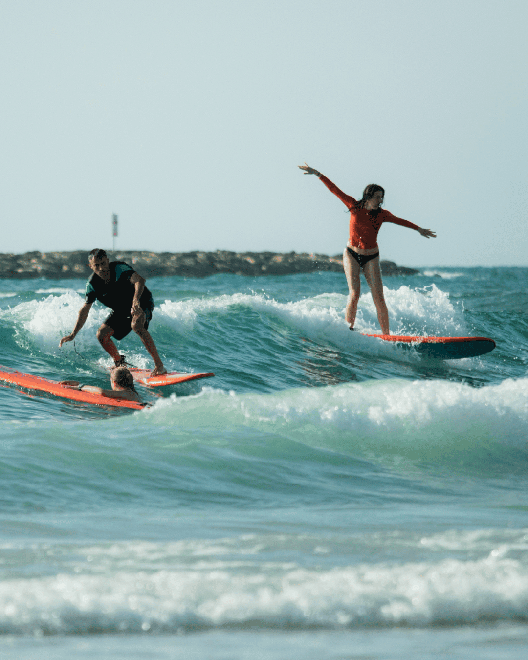 שיעור גלישה בגו מאליבו - Malibu Surfboards TLV