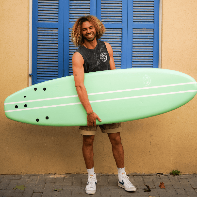 גלשן סופט מאליבו ירוק מנטה || 2022 - Malibu Surfboards TLV