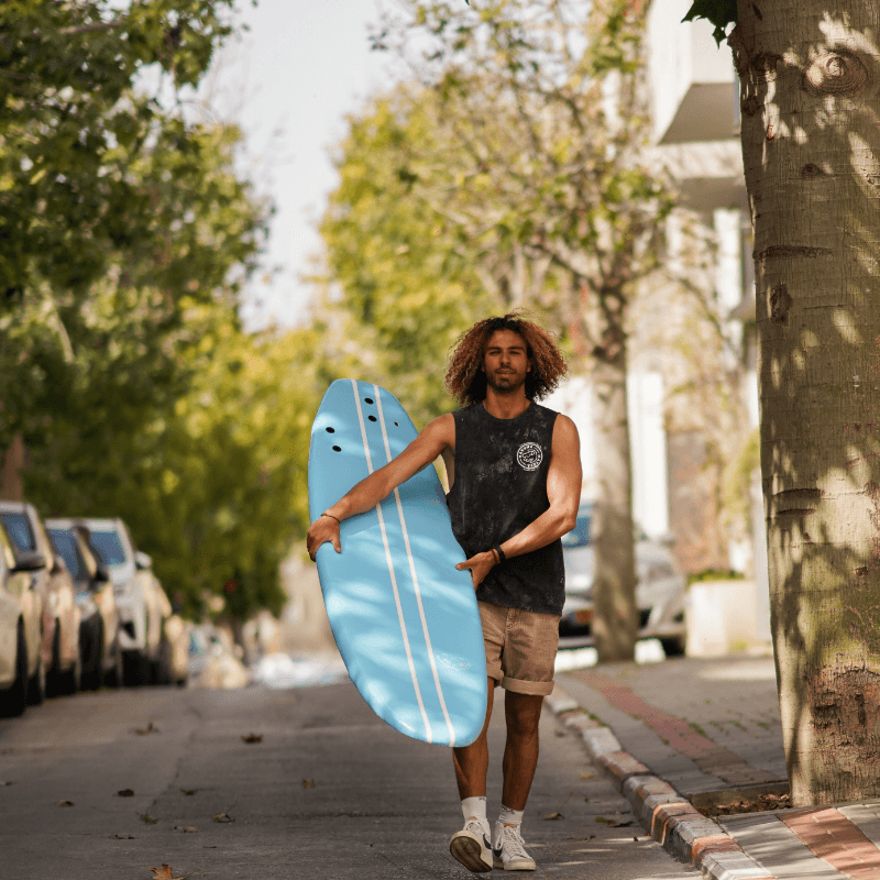 גלשן סופט מאליבו תכלת || 2022 - Malibu Surfboards TLV