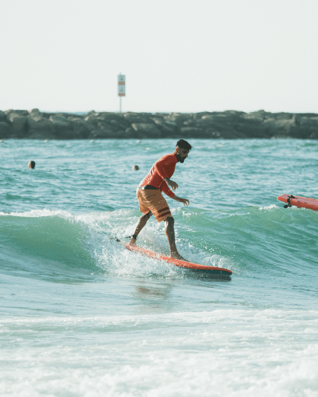 שיעור גלישה בגו מאליבו - Malibu Surfboards TLV